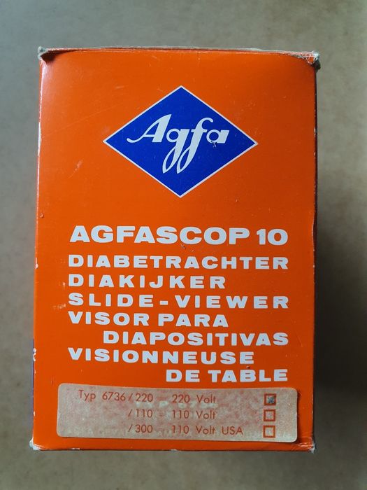 AGFA SCOP 10 -przeglądarka do slajdów i negatywów