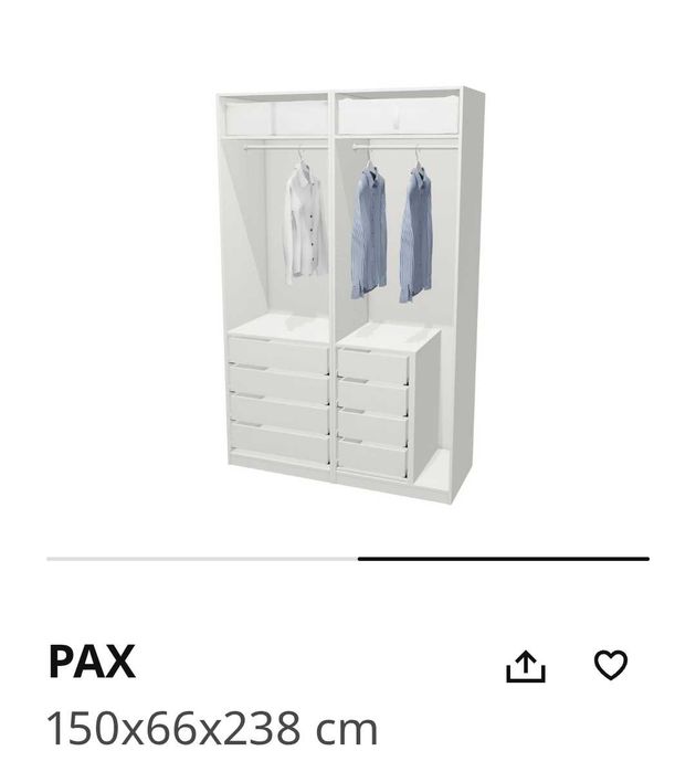 Roupeiro PAX / AULI IKEA