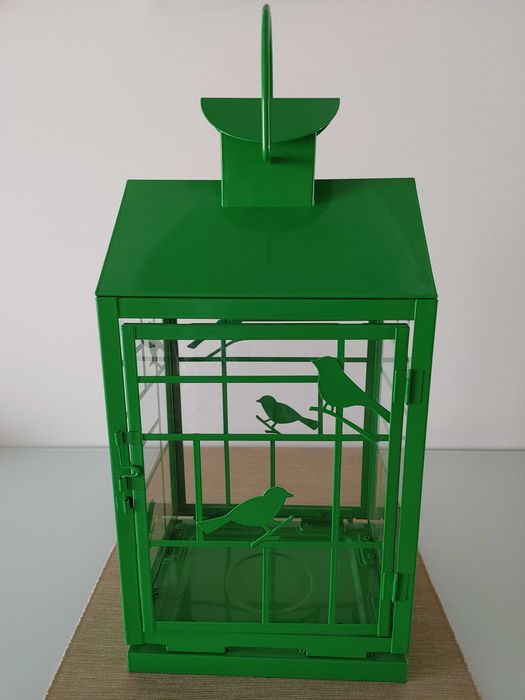 Lanterna em metal e vidro IKEA
