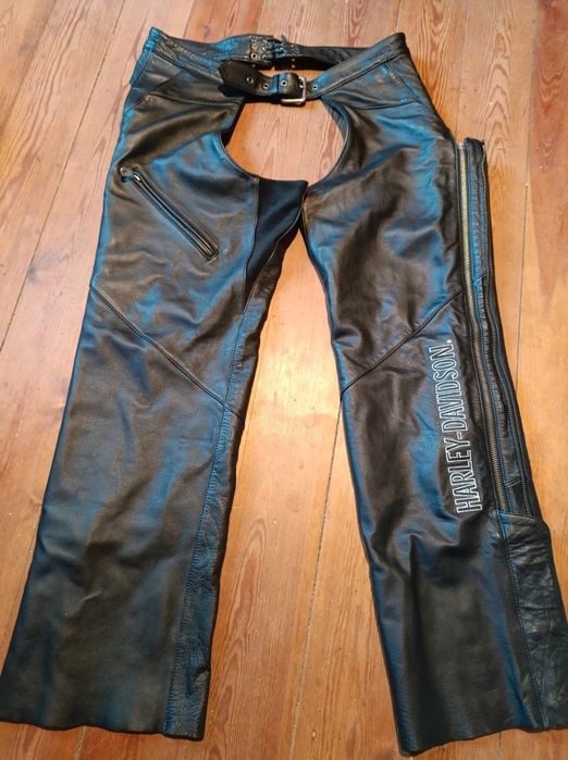 CZAPSY skórzane na motor - damskie Harley Davidson