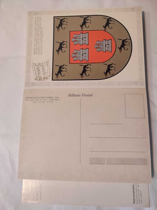 Amorial Lusitano - Colecção de Brazões - Conjunto de 71 Postais