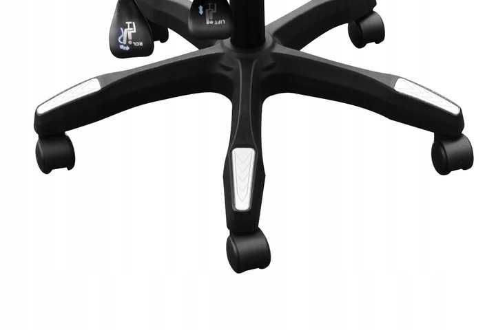 NOWY FOTEL Gamingowy Z Masażem Pleców Krzesło Dla Gracza Obrotowy