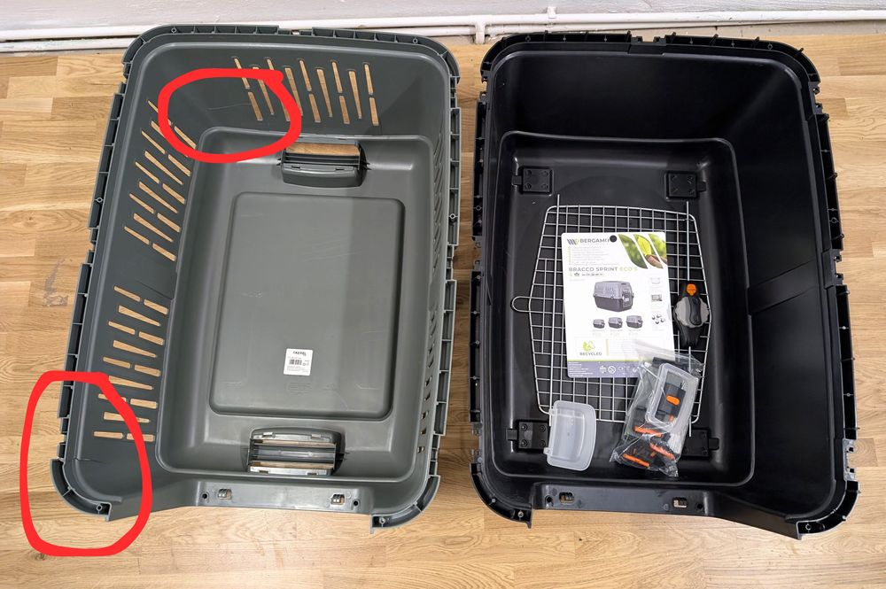 Kerbl Transporter dla Psa IATA 5 60x81x61,5cm do 40kg DUŻY SOLIDNY USZ