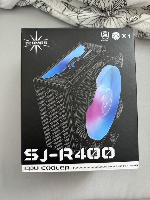Chłodzenie CPU Tcomas SJ-R400 4HP Białe