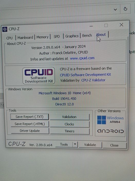 Komputer stacjonarny stan bdb SSD 256GB win10 x64i3 3.6GHz, DDR4 8GB,