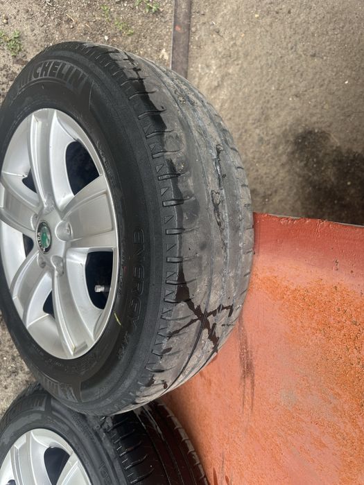 диски з резиною(колеса) R15 5x112 6.5J ET50 Volkswagen Skoda