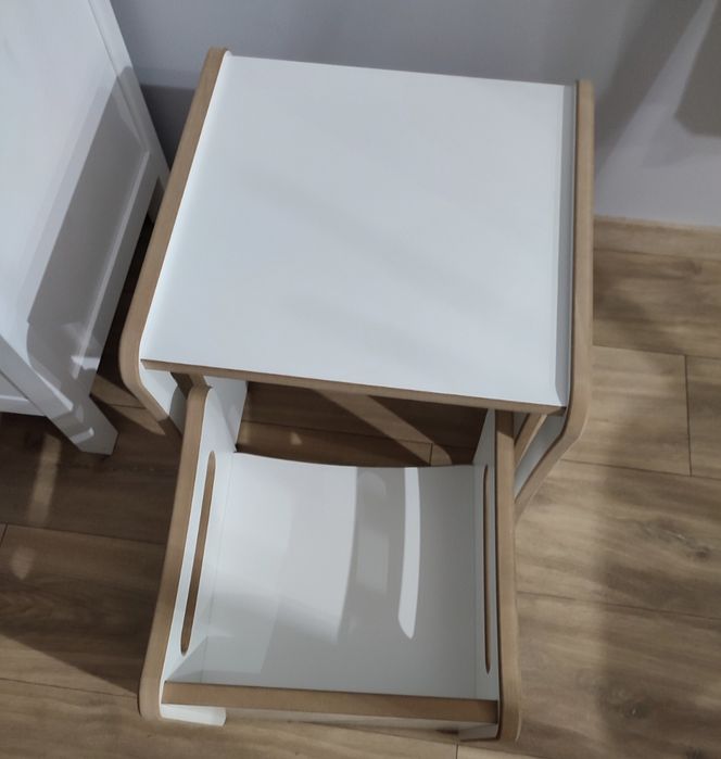 Zestaw krzesełko i stolik Tuptiwood biały