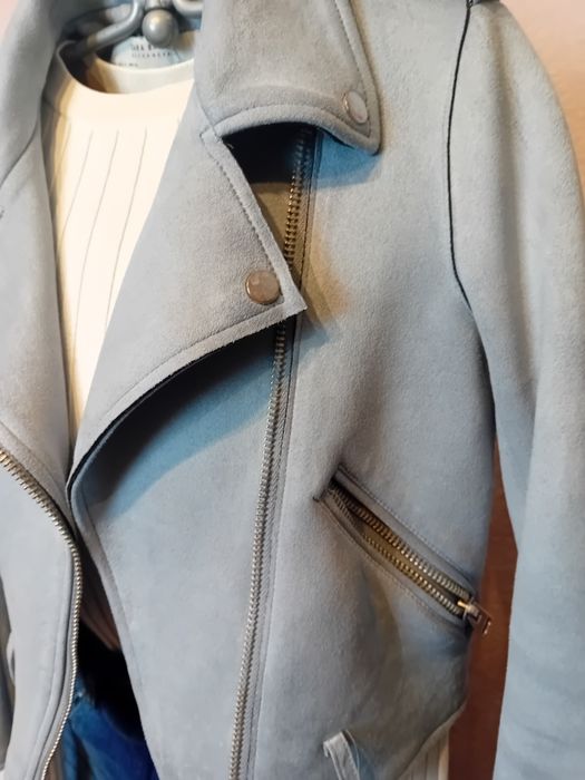 #Zara basic ramoneska błękitna