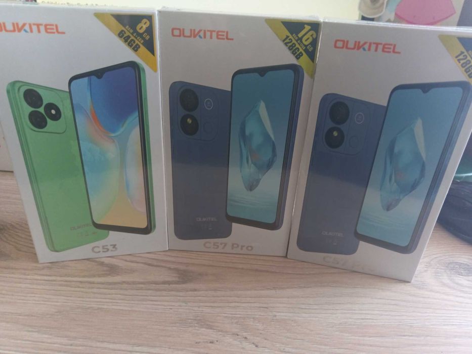 Продам нові телефони Oukitel с 53 8\64 gb, Oukitel с 57 Pro 16\128 gb