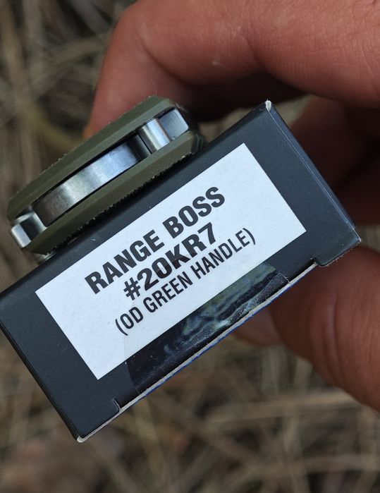 Cold Steel Range Boss OD Green (20KR7) складний тонкий ергономічний ніж на щодень, якісні матеріали, відміна якість і збірка , замок Tri-Ad lock