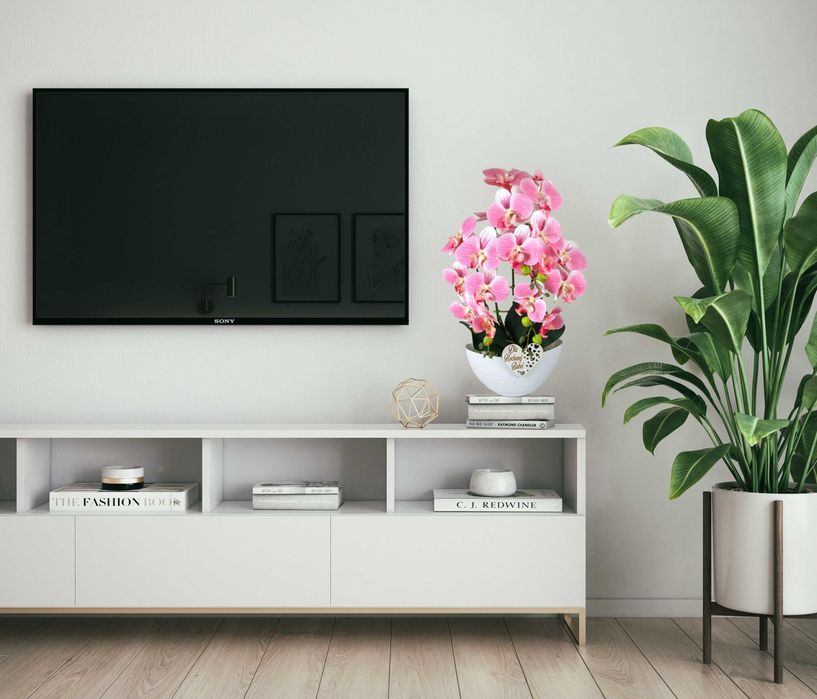 Kwiaty Dla Babci Najlepszy Prezent Storczyk Silikon Wysyłka Magnolit