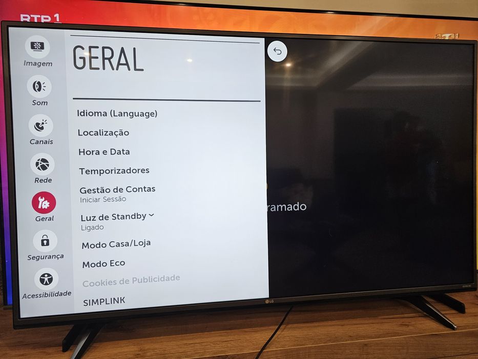 TV LG 55” 4K Ótimo estado