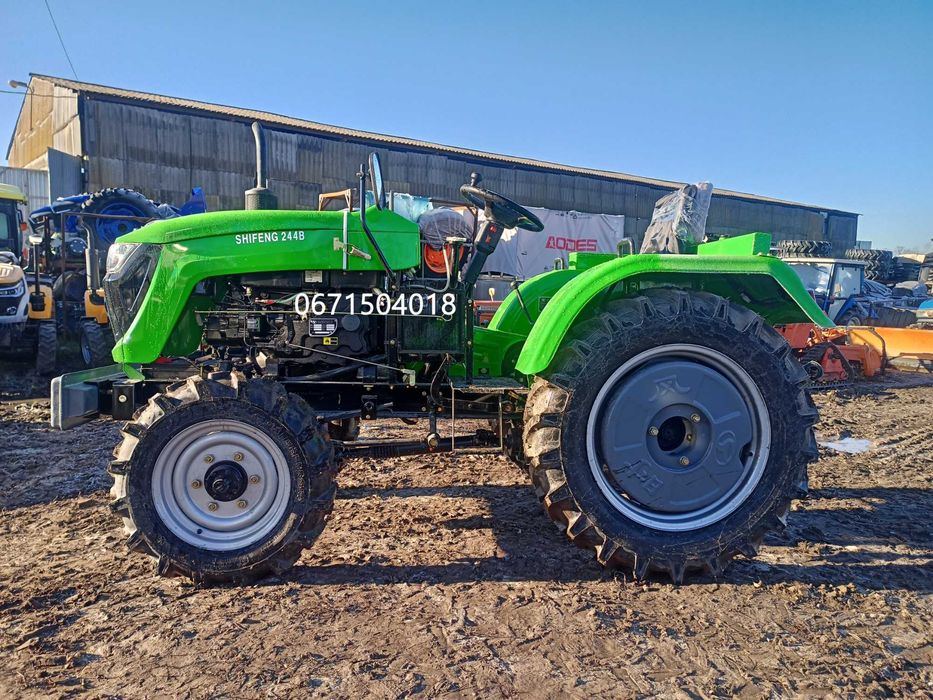 Трактор Shifeng 244B Ведучий передній міст 4Х4 ВОМ Доставка РОЗСТРОЧКА
