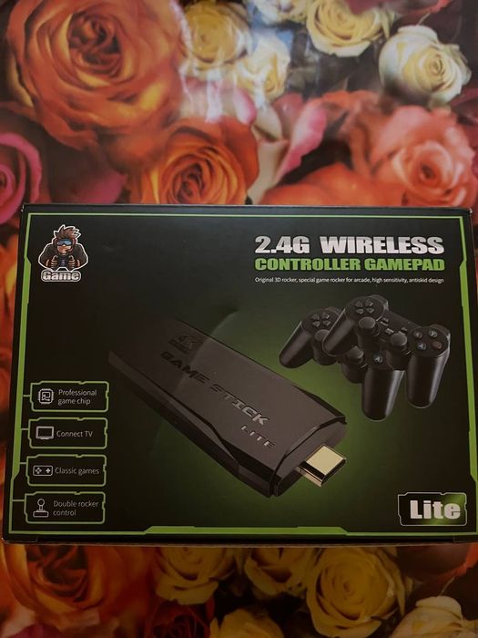 10500 ігор у 4К Ігрова приставка для телевізора Data Frog Y3 Lite з 2