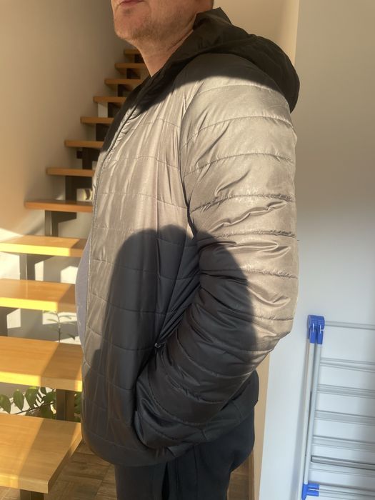 Kurtka meska pikowana zimowa XL puffer zamek