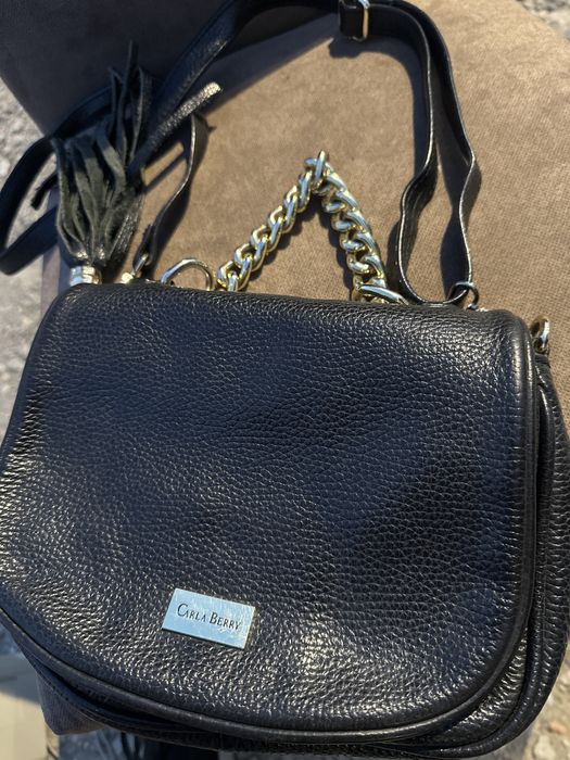 Torebka skórzana Carla Berry stan bdb