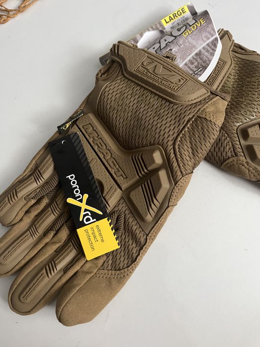 Тактичні рукавиці Mechanix M-Pact койот, мультикам