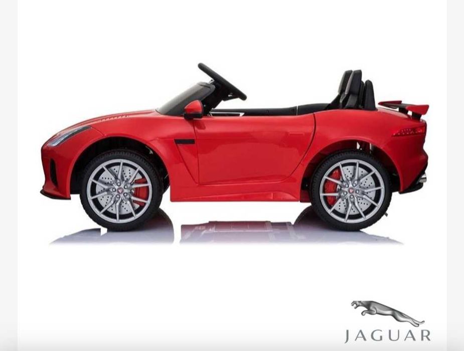 Vendo carro jaguar de criança vermelho novo 2 assentos e com comando