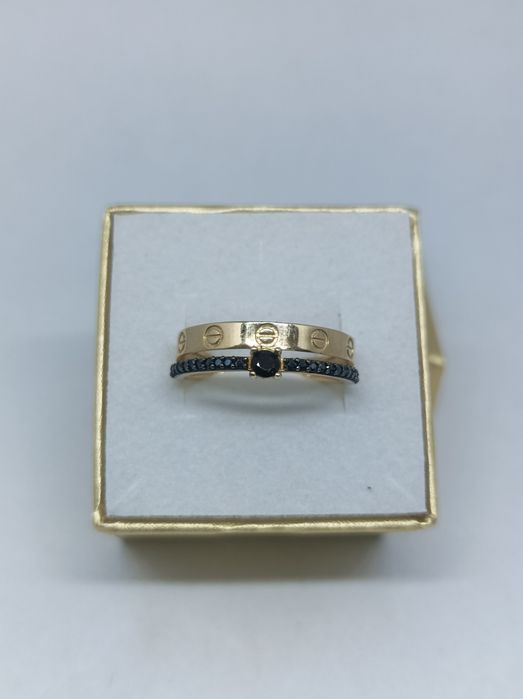 Złoty pierścionek próba 585 rozmiar 18