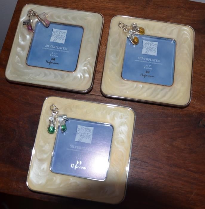 Molduras para fotos 8 x 8 cm, com “madrepérola” e banhadas a prata64550517825155122