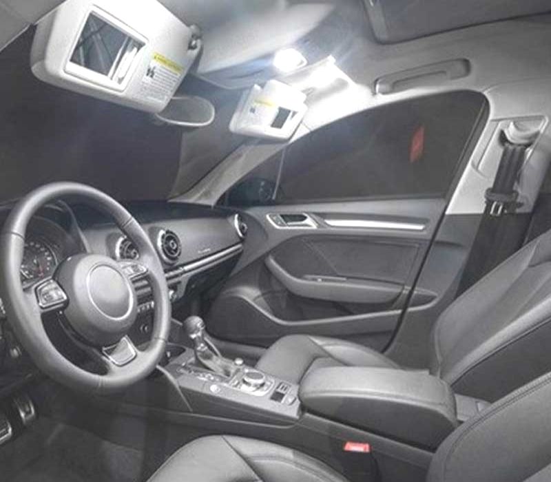 KIT COMPLETO 17 LAMPADAS LED INTERIOR PARA RENAULT MEGANE II 2 MK2 HATCHBACK 03-08