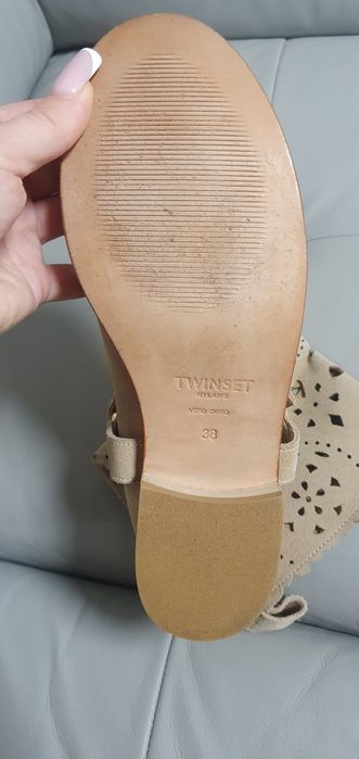 Kozaki Twinset Milano skora zamszowe nowe 38