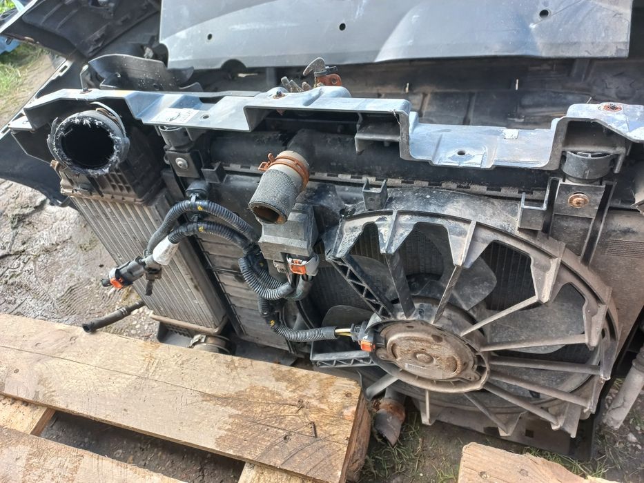 Przód kompletny citroen c5 x7 III maska zderzak pas przedni chłodnice