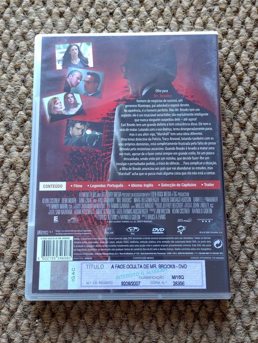 DVD A Face Oculta de Mr. Brooks (2007)