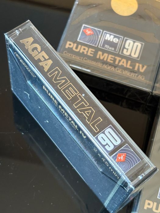 Nowa kaseta magnetofonowa Agfa Metal 90 Pure Metal IV