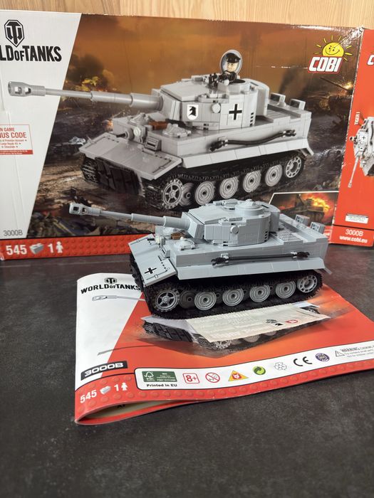 Zestaw klocków small army Cobi 3000B Tiger 1 WOT Cobi