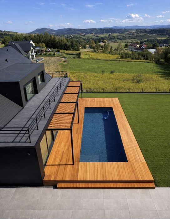 Basen Murowany / Basen  Poliestrowy / Instalacja Hydrauliczna