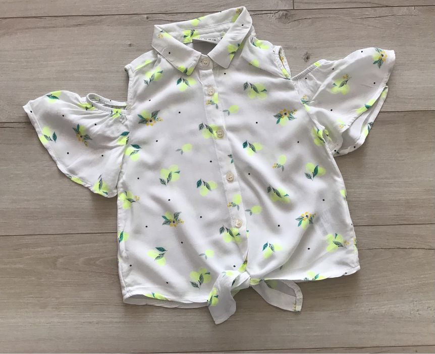 Турецька стильна блузочка для дівчинки, блуза Lc Waikiki ріст 110/116