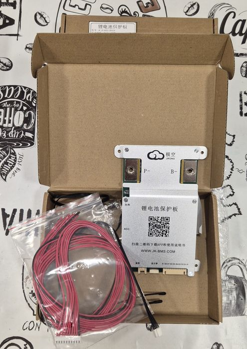 Плата балансування JK BMS B1A8S10P + екран BMS 3.2