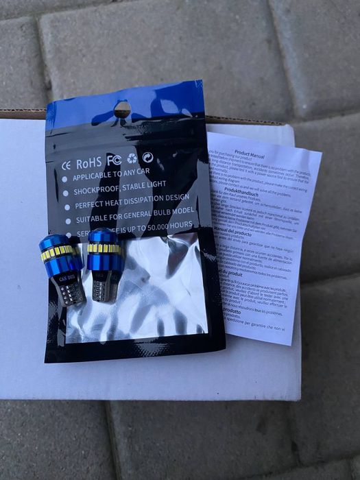 Лампи PR21/5W 12V на задній стоп та W5W (T10) в ДХО або салон