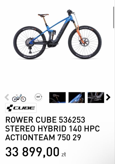 Raty 0% 12m-cy gwar CUBE (XL) 140 HPC ACTIONTEAM 750Wh 1300km 29"[408]