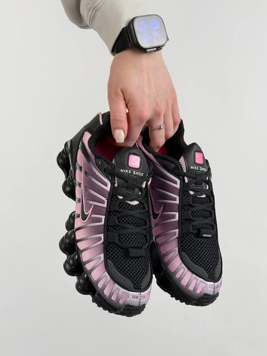 SALE! Nike Shox TL Black Pink 36 37 38 39 40 41 найк шокс тл рожеві