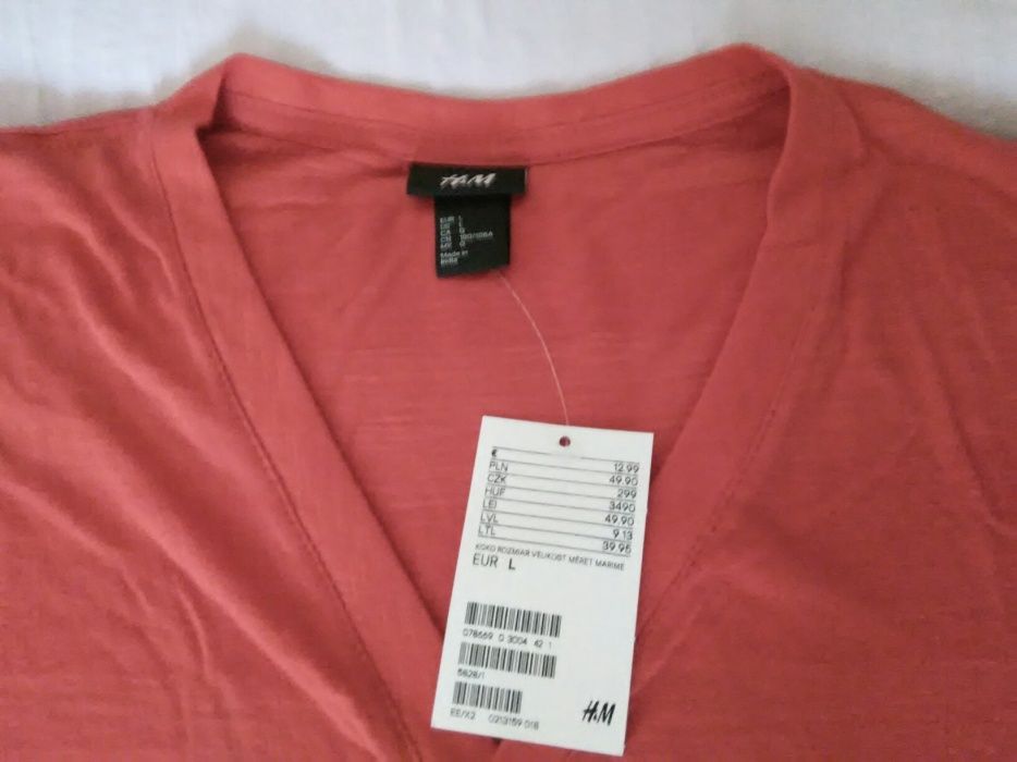 Bluzka,koszulka nowa H&M r.L,XL męska