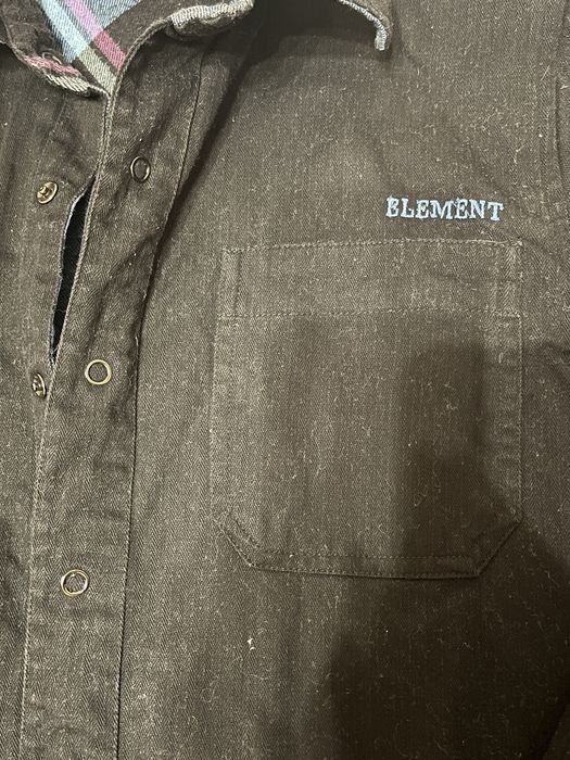 Сорочка в клітинку/картата двостороння Element