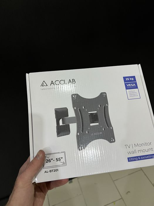 Кронштейн для телевізора / монітора ACCLAB AL-BT201 (26"-55"), поворотний