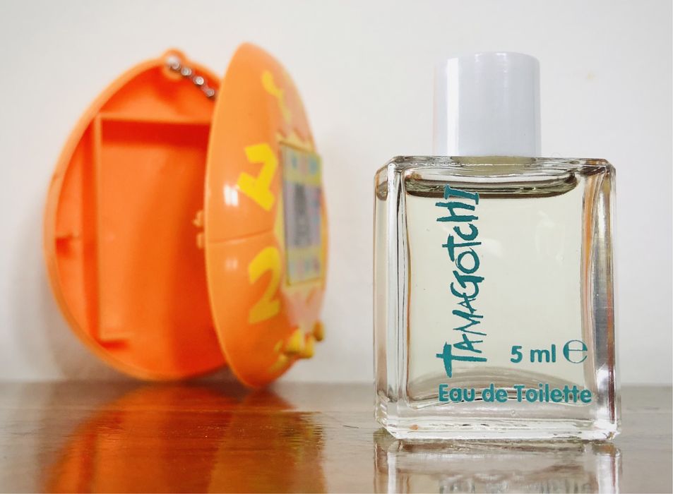 Oryginalna woda toaletowa TAMAGOTCHI Bandai 5 ml MEGA UNIKAT 1997 EDT