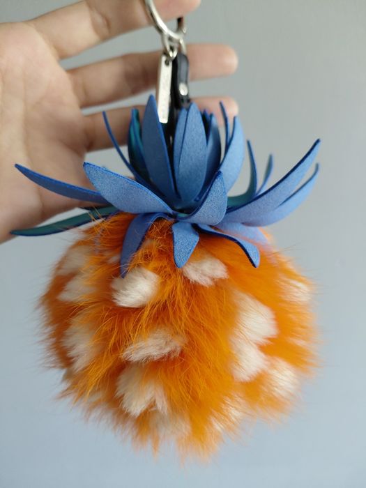 Fendi Fur Pineapple Charm  Брелок