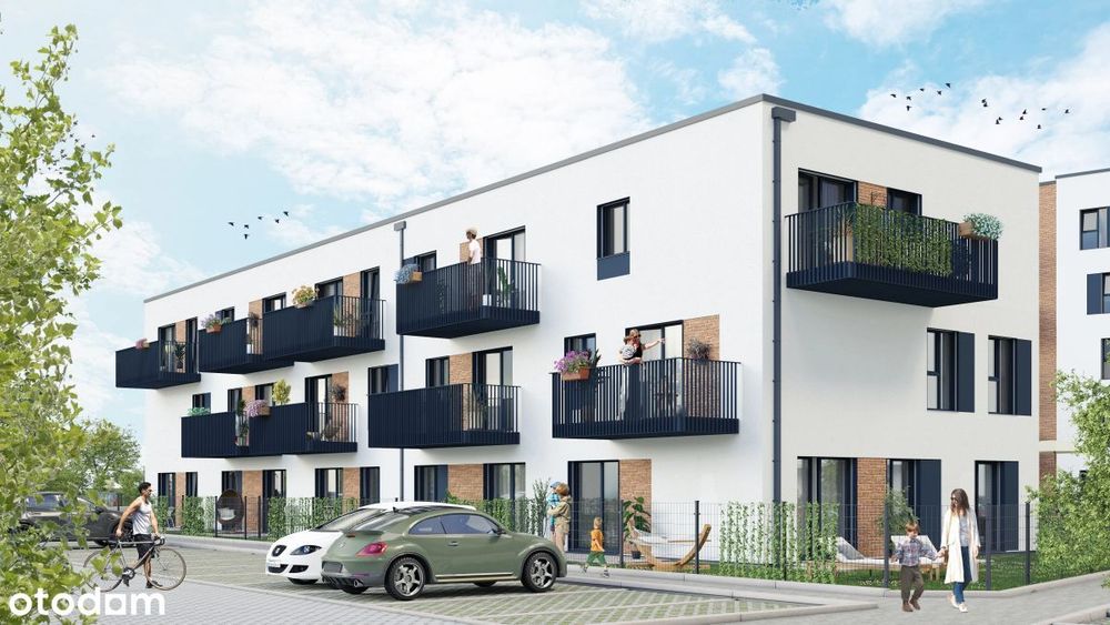 3-pokojowe mieszkanie 56m2 + balkon