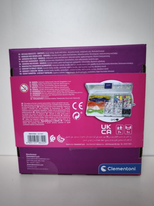 Clementoni Crazy chic Bransoletki z wiadomością
