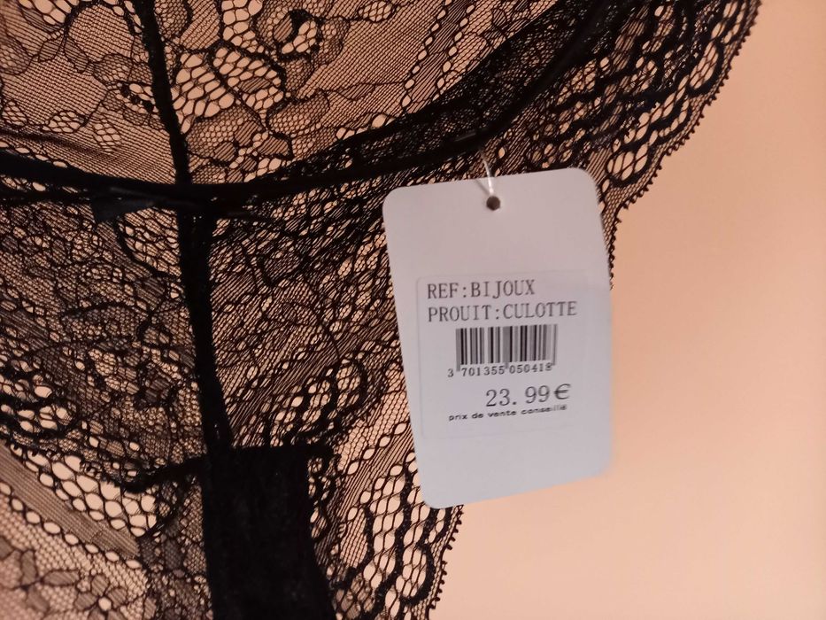 Jean-Louis Scherrer Paris koronkowe figi xl