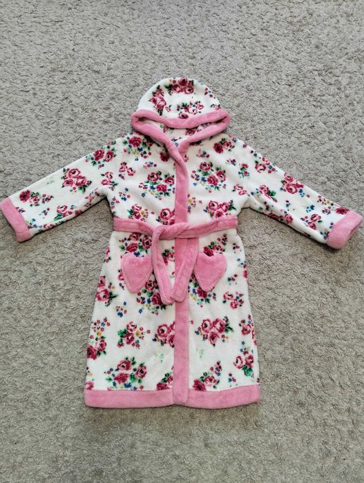 Теплий дитячий халат. Стан нового. Зріст 104-110