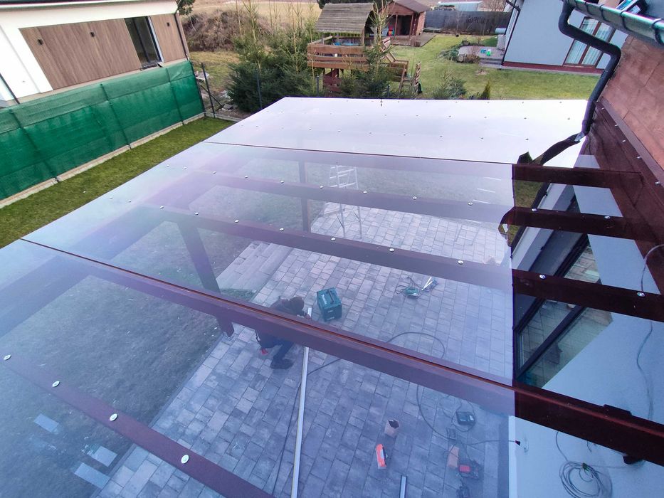 PROMOCJA! Poliwęglan lity 6mm 2UV szary/SKY GRIGGIO 205x400, 450