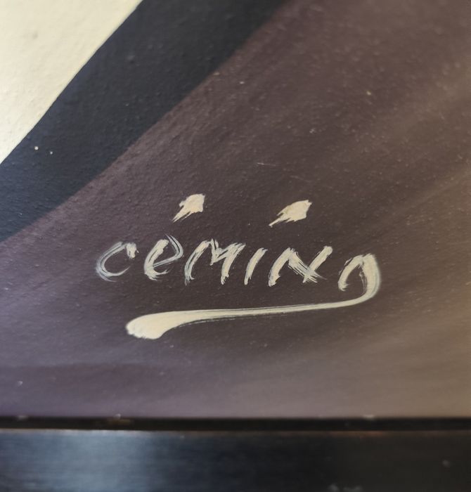 Tela original de pintor Cubano Victor Manuel Cemin assinada pelo autor