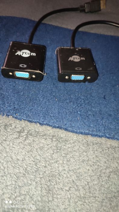 Перехідники Atcom HDMI (M) - VGA  DVI-VGA