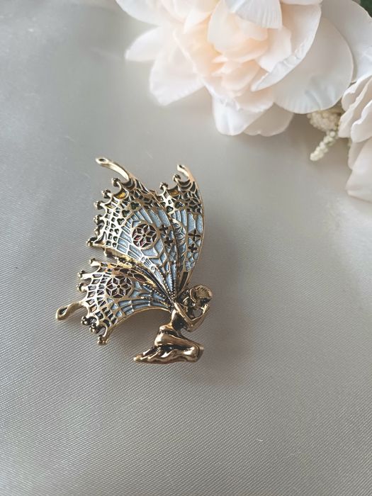 Duża broszka- Rusałka