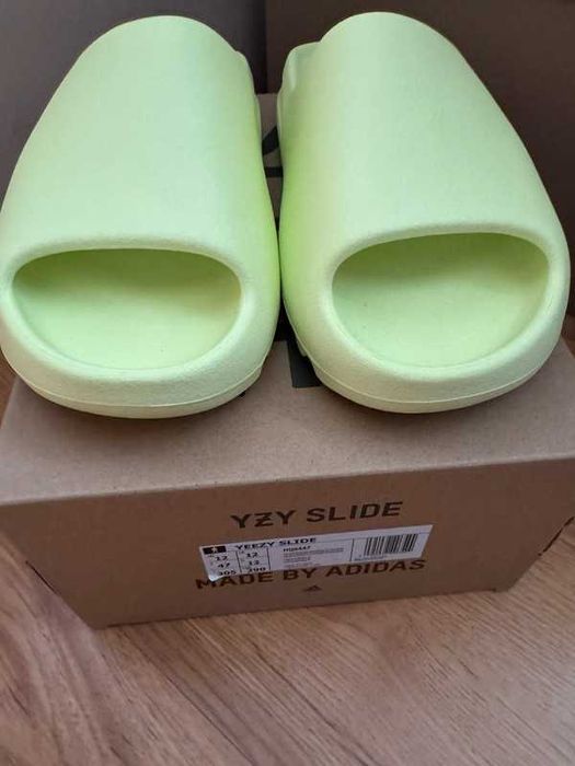 Klapki Adidas Yeezy slide glow green 47